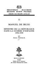 Manuel de Irujo by Paul Vignaux