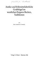 Cover of: Antike und frühmittelalterliche Grabhügel im westlichen Fergana-Becken, Tadžikistan