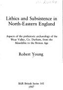 Lithics and subsistence in north-eastern England by Robert Young