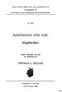 Cover of: Klagebüchlein