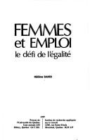 Cover of: Femmes et emploi: le défi de l'égalité
