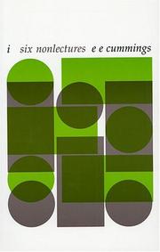 Cover of: i--six nonlectures (The Charles Eliot Norton Lectures)