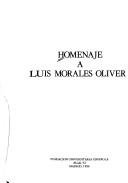 Cover of: Homenaje a Luis Morales Oliver.