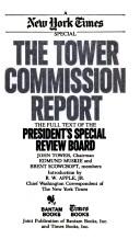 Cover of: The Tower Commission report: the full text of the President's Special Review Board