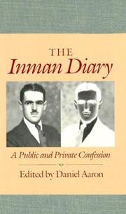 Cover of: The Inman diary: a public and private confession