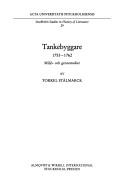 Cover of: Tankebyggare 1753-1762: miljö- och genrestudier