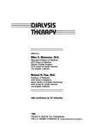 Cover of: Dialysis therapy by edited by Allen R. Nissenson, Richard N. Fine ; with contributions by 101 authorities.