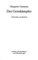 Cover of: Der Geistkämpfer: 2 Novellen um Barlach