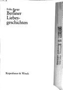 Cover of: Berliner Liebesgeschichten