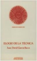 Cover of: Elogio de la técnica