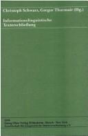 Cover of: Informationslinguistische Texterschliessung