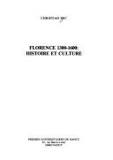 Cover of: Florence 1300-1600 by Christian Bec
