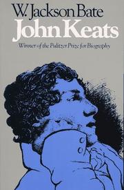 Cover of: John Keats by Walter Jackson Bate, Walter Jackson Bate