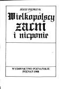 Cover of: Wielkopolscy zacni i nicponie