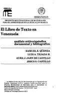 Front cover of El Libro de texto en Venezuela by Unknown