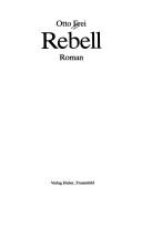 Cover of: Rebell: Roman
