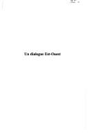 Cover of: Un dialogue Est-Ouest