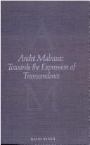 Cover of: André Malraux: towards the expression of transcendence
