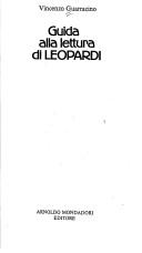 Cover of: Guida alla lettura di Leopardi