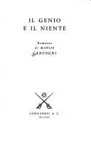 Cover of: Il genio e il niente: romanzo