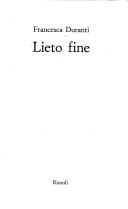 Cover of: Lieto fine