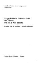 Cover of: La Repubblica internazionale del denaro tra XV e XVII secolo