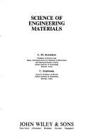 Cover of: Science of engineering materials