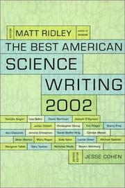 The Best American Science Writing 2002 by Matt Ridley, Jesse Cohen