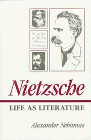 Cover of: Nietzsche: Life as Literature