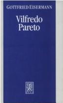 Cover of: Vilfredo Pareto by Gottfried Eisermann