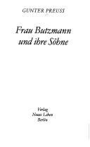 Cover of: Frau Butzmann und ihre Söhne
