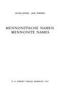 Cover of: Mennonitische Namen = by Victor Peters
