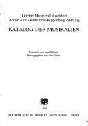 Cover of: Katalog der Musikalien