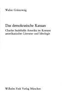 Cover of: Das demokratische Kanaan by Walter Grünzweig