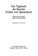 Das Tagebuch der Baronin Eveline von Massenbach, Hofdame der Königin Olga von Württemberg by Massenbach, Eveline Baronin von
