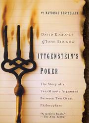 Cover of: Wittgenstein's Poker by David Edmonds, John Eidinow
