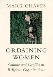Cover of: Ordaining women by Mark Chaves