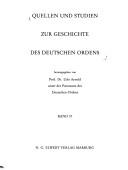 Cover of: Hochmeister Hermann von Salza und Kaiser Friedrich II.: ein Beitrag zur Frühgeschichte des Deutschen Ordens