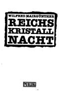 Reichskristallnacht by Wilfred Mairgünther