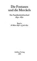 Cover of: Die Fontanes und die Merckels by [herausgegeben von Gotthard Erler].