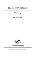 Cover of: L' erreur de Hume
