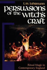 Cover of: Persuasions of the Witch's Craft: Ritual Magic in Contemporary England