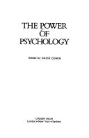 Cover of: The Power of psychology