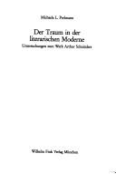 Cover of: Der Traum in der literarischen Moderne: Untersuchungen zum Werk Arthur Schnitzlers
