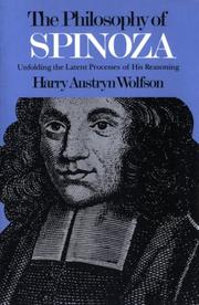 The philosophy of Spinoza by Harry Austryn Wolfson