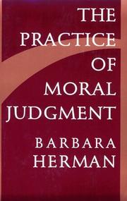 Cover of: The Practice of Moral Judgment