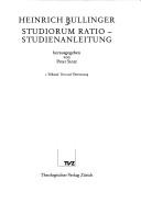 Cover of: Studiorum ratio, Studienanleitung