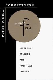 Cover of: Professional Correctness by Stanley Fish