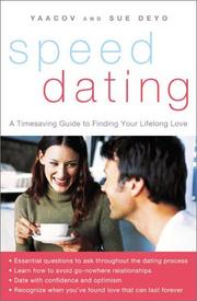 Cover of: SpeedDating(SM) by Yaacov Deyo, Sue Deyo, Yaacov Deyo, Sue Deyo