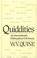 Cover of: Quiddities